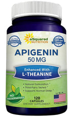 aSquared Nutrition Apigenin 50mg & L-Theanine 200mg - 120 Capsules