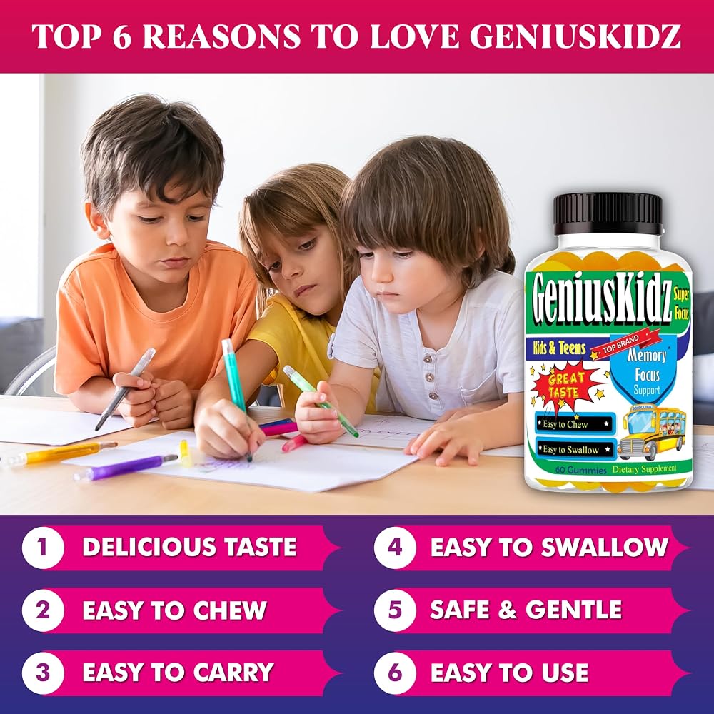 Celebrity Lifestyle Product Brain Support Omega 3 DHA Gummies for Kids - image 3