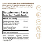 Solgar Korean Ginseng Root Extract - 60 Vegetable Capsules - image 2