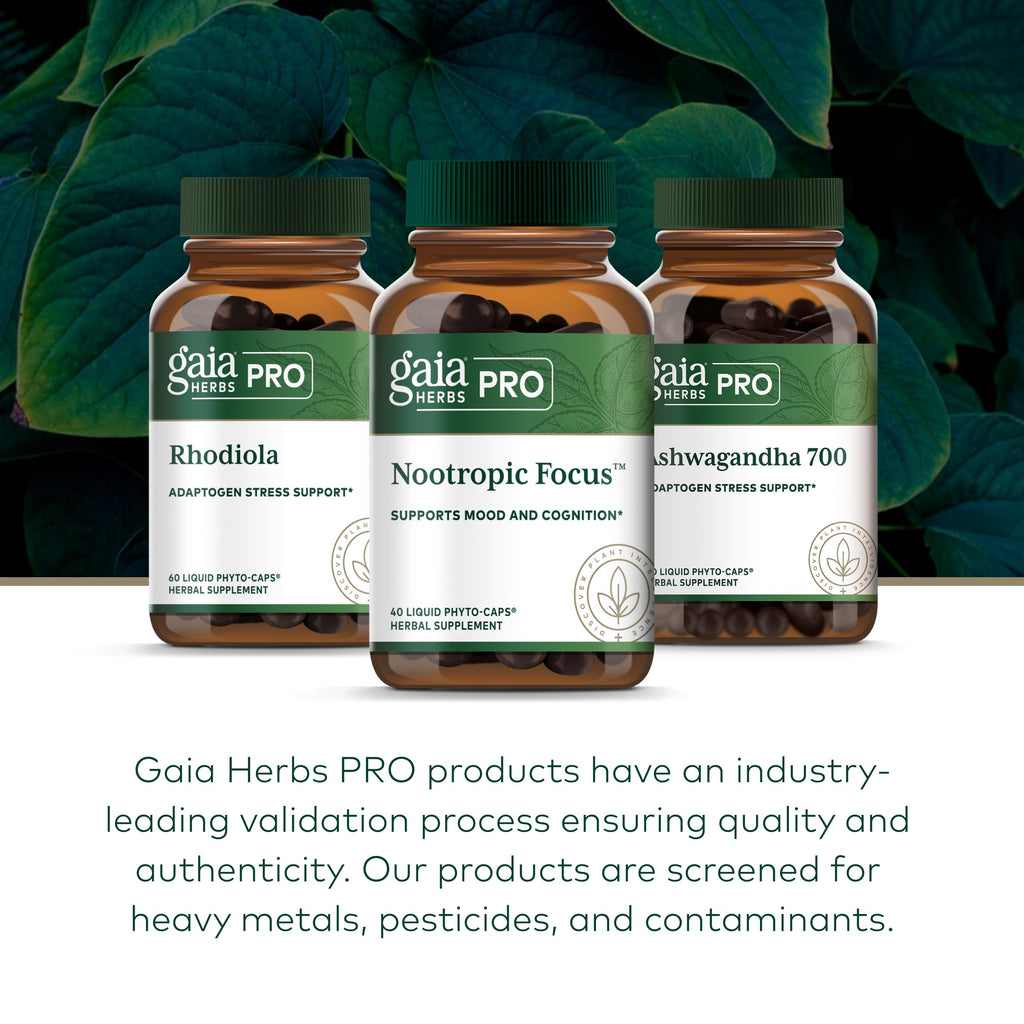 Gaia Herbs PRO Nootropic Focus Brain Health - 40 Vegan Capsules - image 6