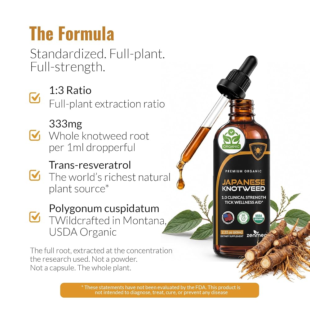 Zenmen Japanese Knotweed Premium USDA Organic 3rd Party Tested