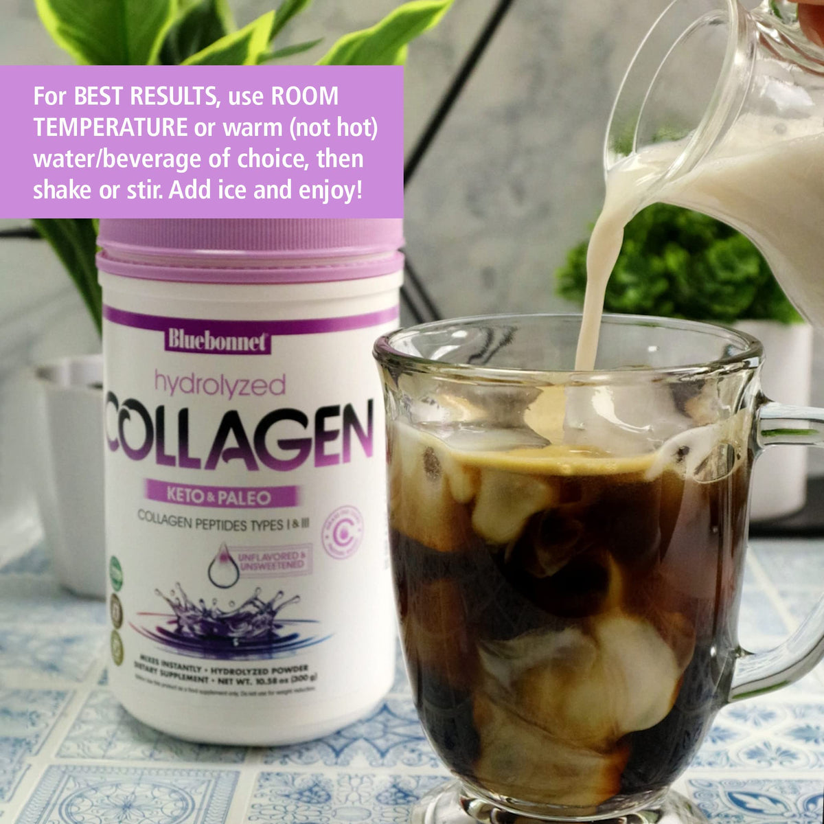 BlueBonnet Nutrition Hydrolyzed Collagen Powder 12g - 25 Servings - image 3
