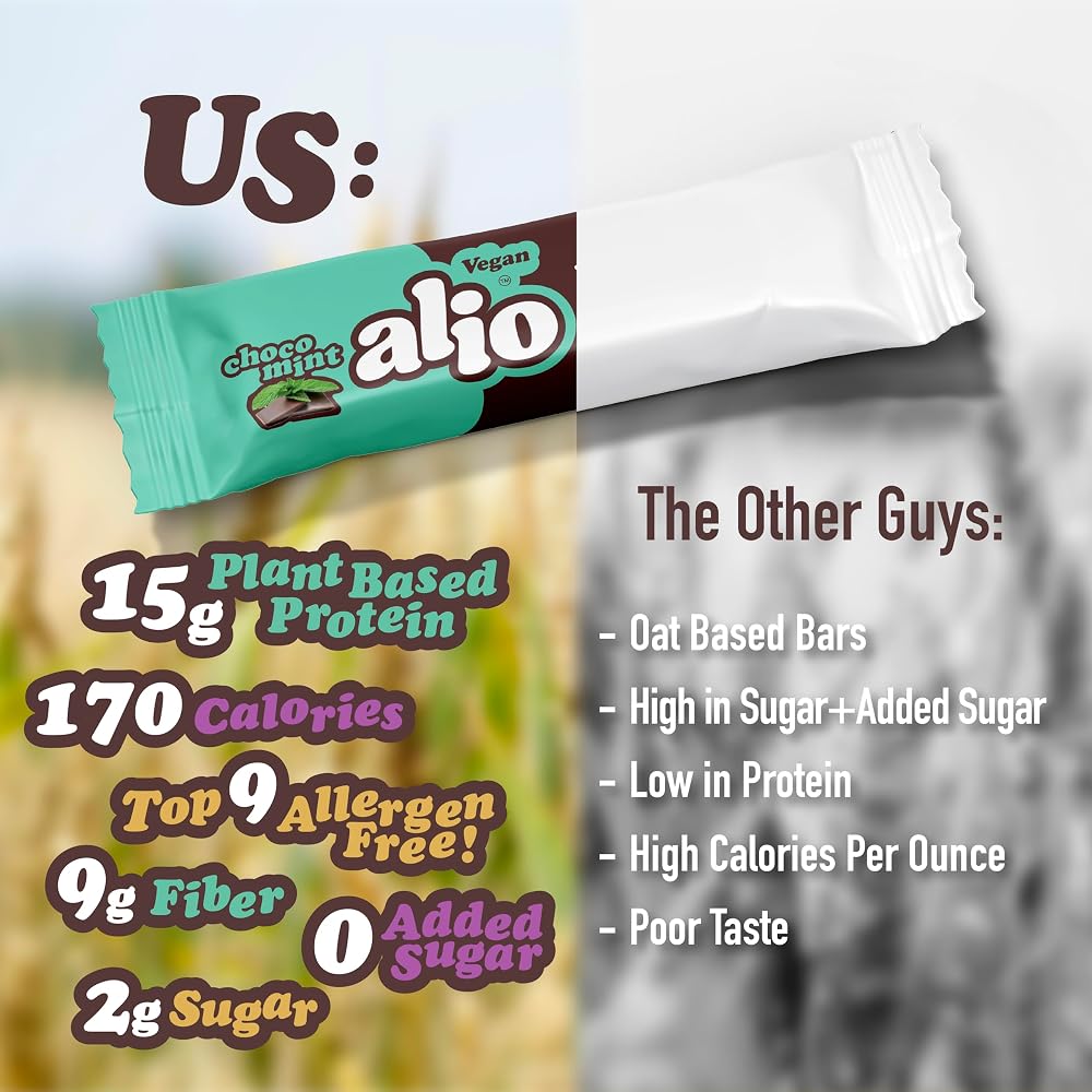 Alio Protein Bars Choco Mint - 12 Bars - image 4