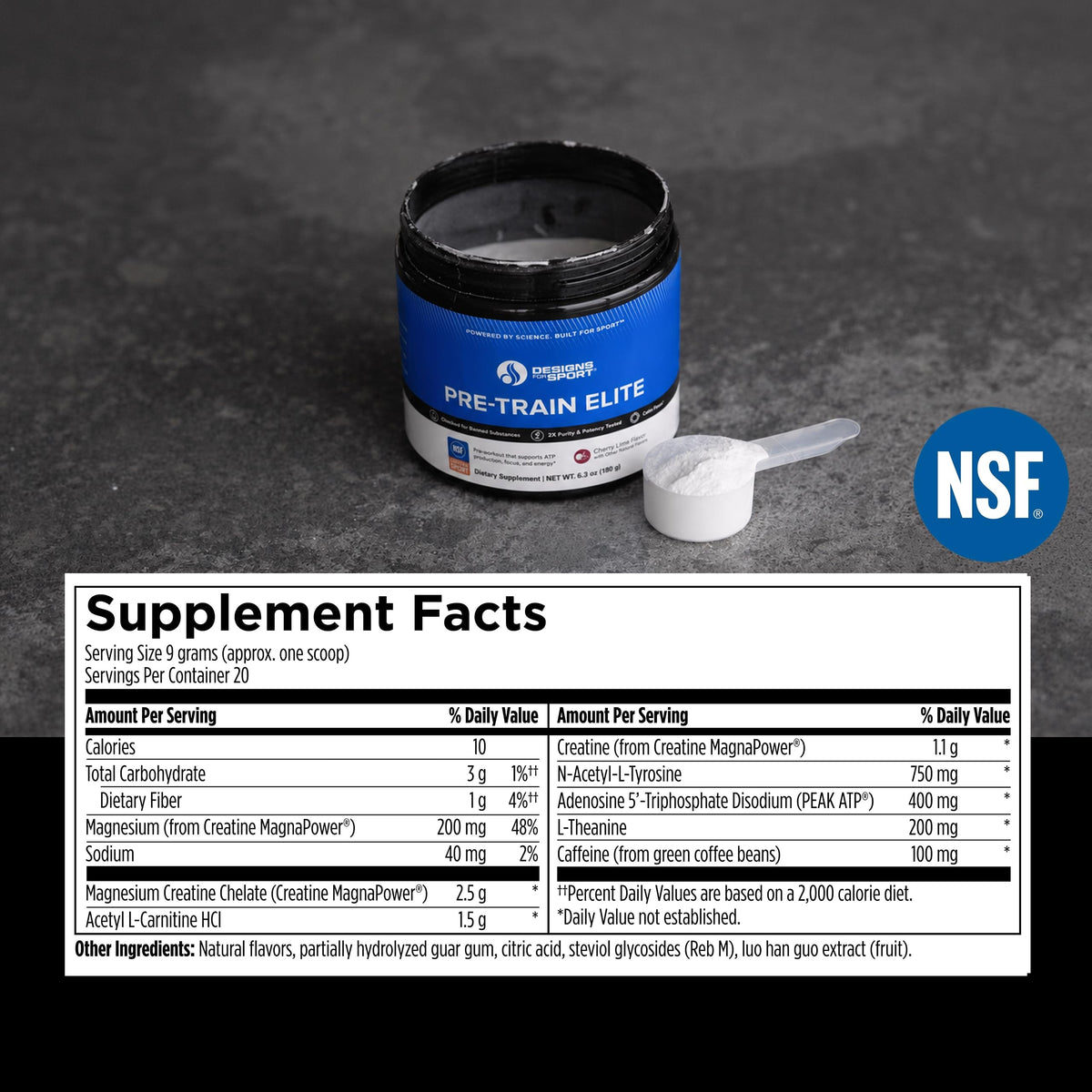 Designs for Sport Workout Complex NSF Certified Pre-Workout - 20 Servings - image 2
