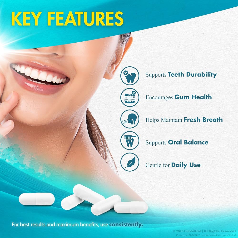 NutraRize Renew Dental Support Capsules for Oral Health - 120 Capsules - image 4