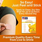 Live To Shine Calcium Magnesium Vitamin D3 Patch - 18 Patches - image 4