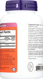 NOW Foods CoQ10 100mg Cardiovascular Health - 150 Softgels - image 2
