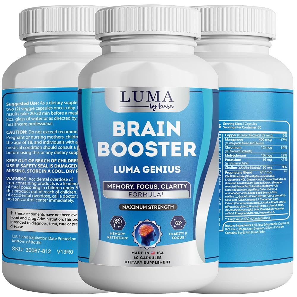 Luma By Laura Brain Support Nootropic - 60 Capsules - image 2