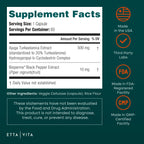Etta Vita Turkesterone 500mg Supplement for Muscle Growth - 60 Capsules - image 3