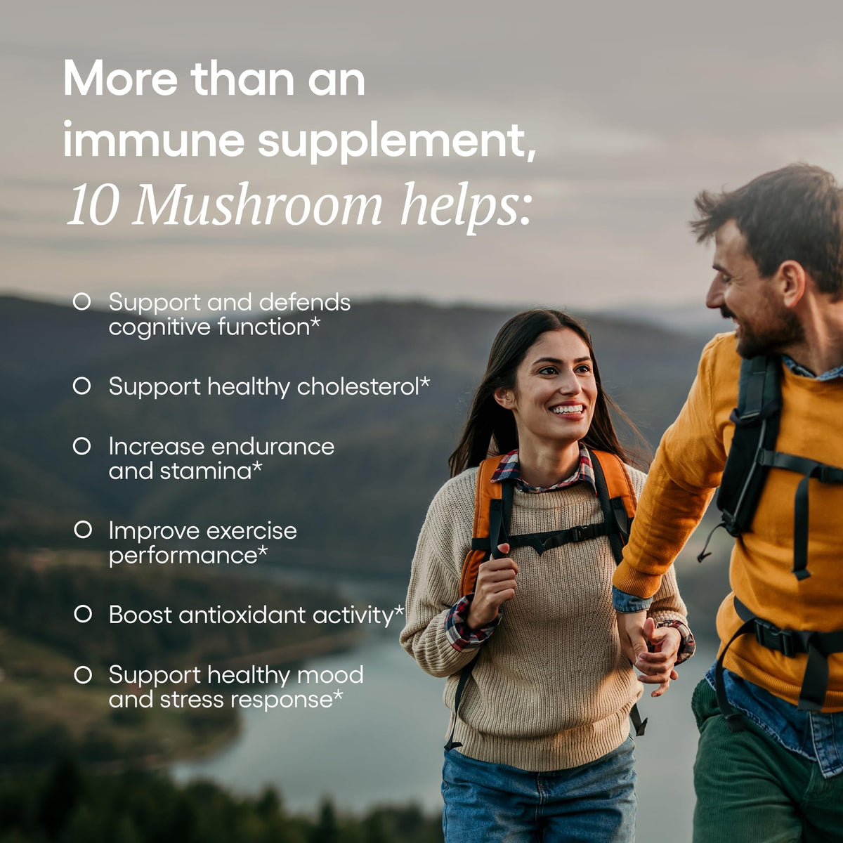EcoNugenics Ten Mushroom Supplement - 120 Capsules - image 5