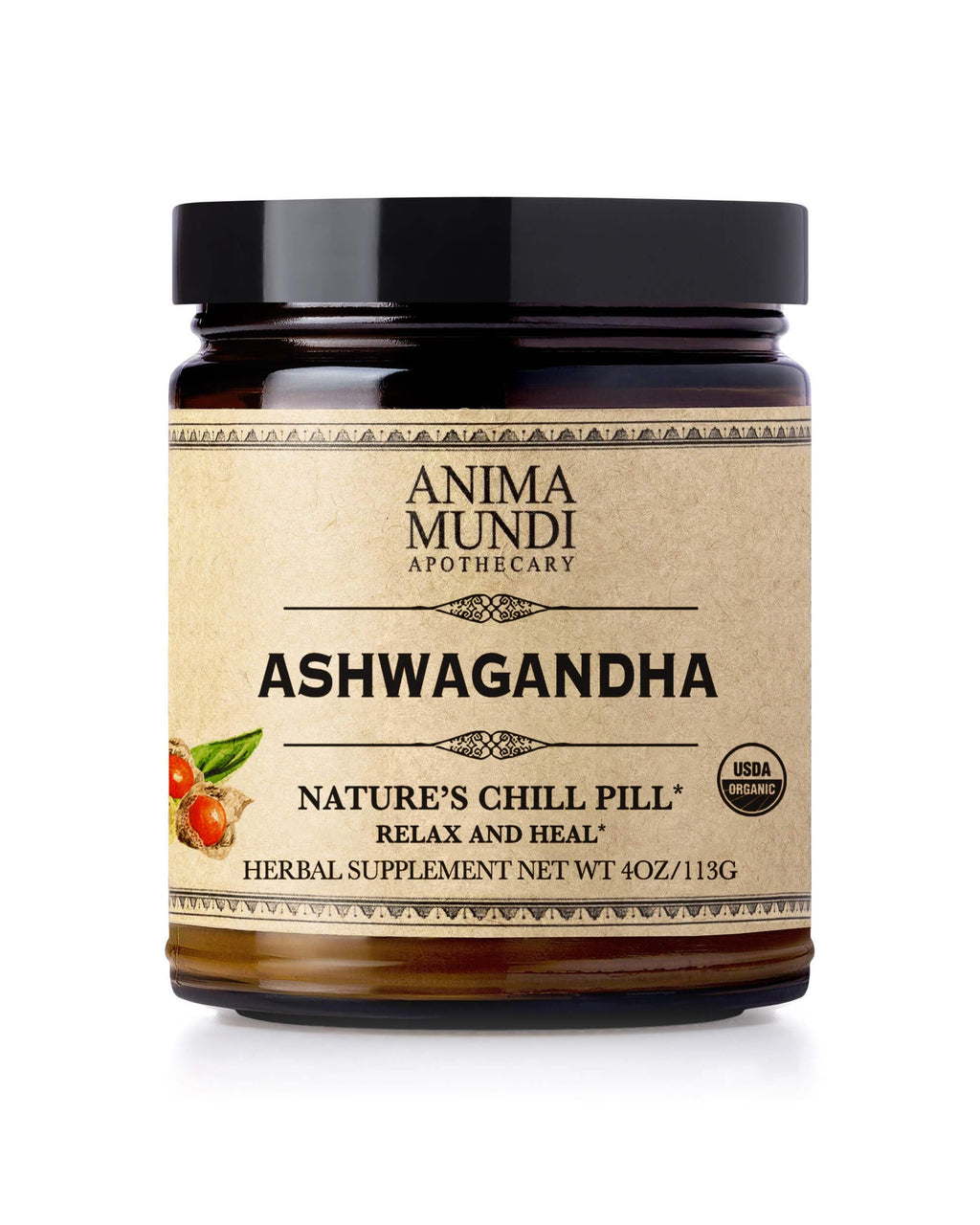 Anima Mundi Apothecary Organic Ashwagandha Root Powder - 4oz