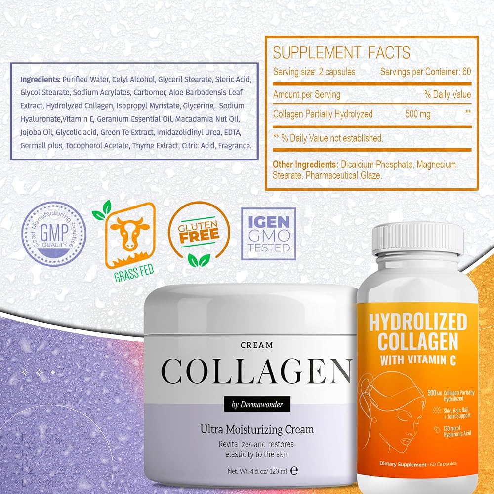 AURA VITAMINS Ultra Collagen Pack with Vitamin C - 60 Capsules - image 4