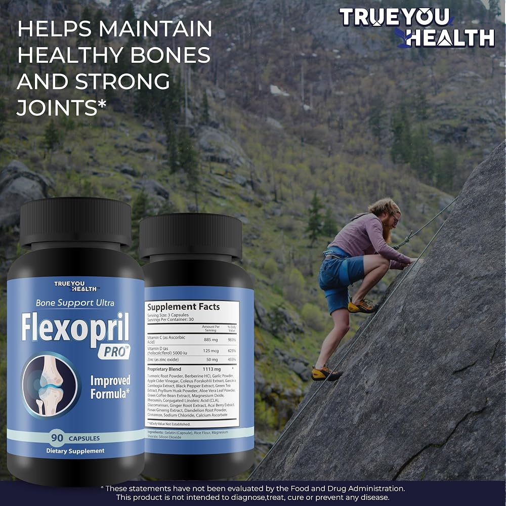 True You Health Bone Support Ultra Flexopril Pro - 90 Capsules - image 5