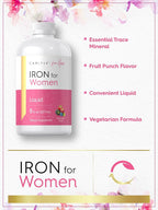 Carlyle Liquid Iron Supplement for Women - 8 fl oz - image 4