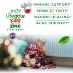 Lifeable Zinc for Kids 25 mg Vegan Berry Gummies - 90 Count - image 3
