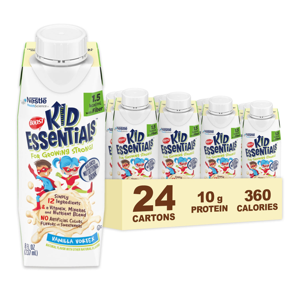 BOOST Kid Essentials 1.5 with Fiber Vanilla Vortex - 24 Pack