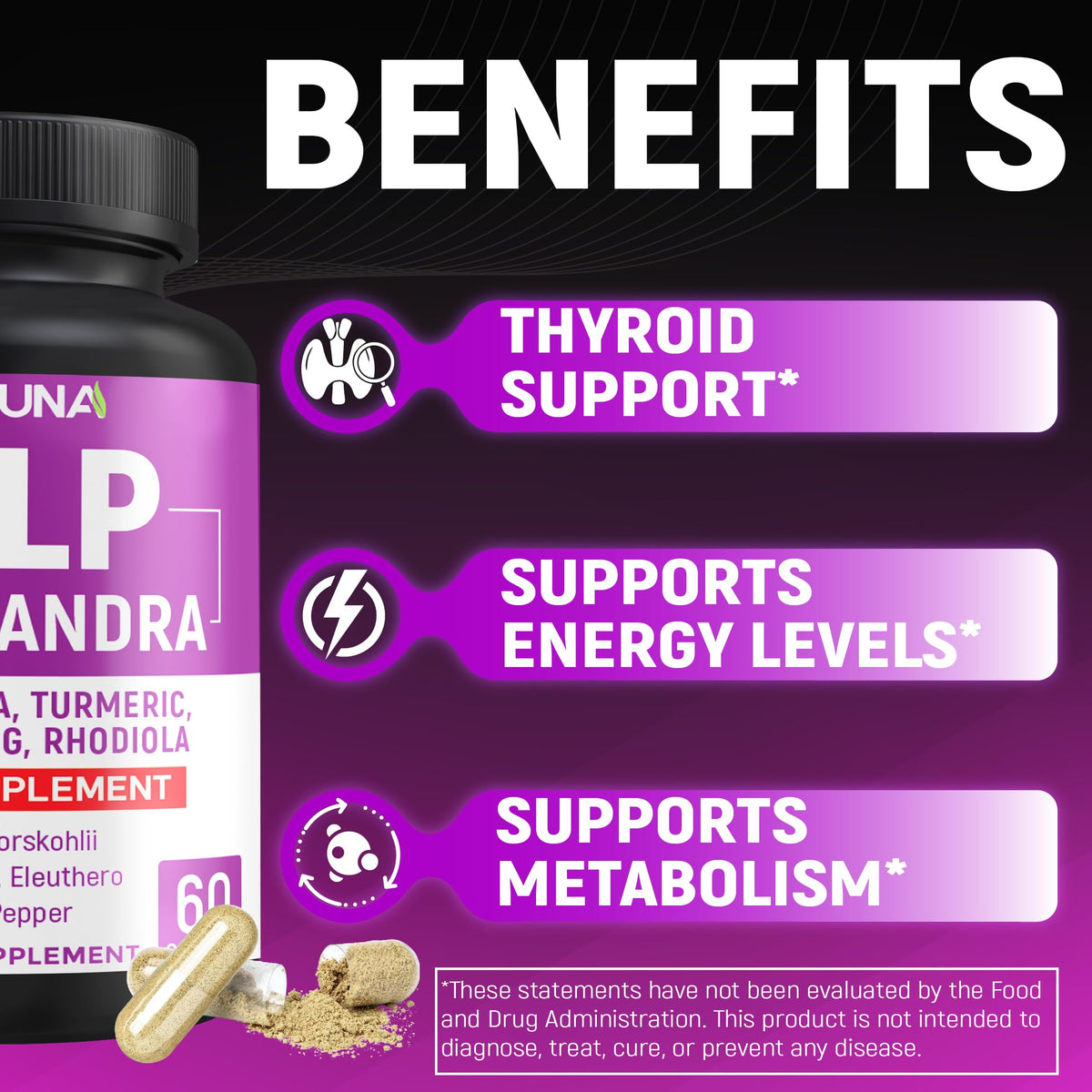 CIVIMUNA Kelp Capsules with Ashwagandha & Schisandra - 120 Capsules - image 5