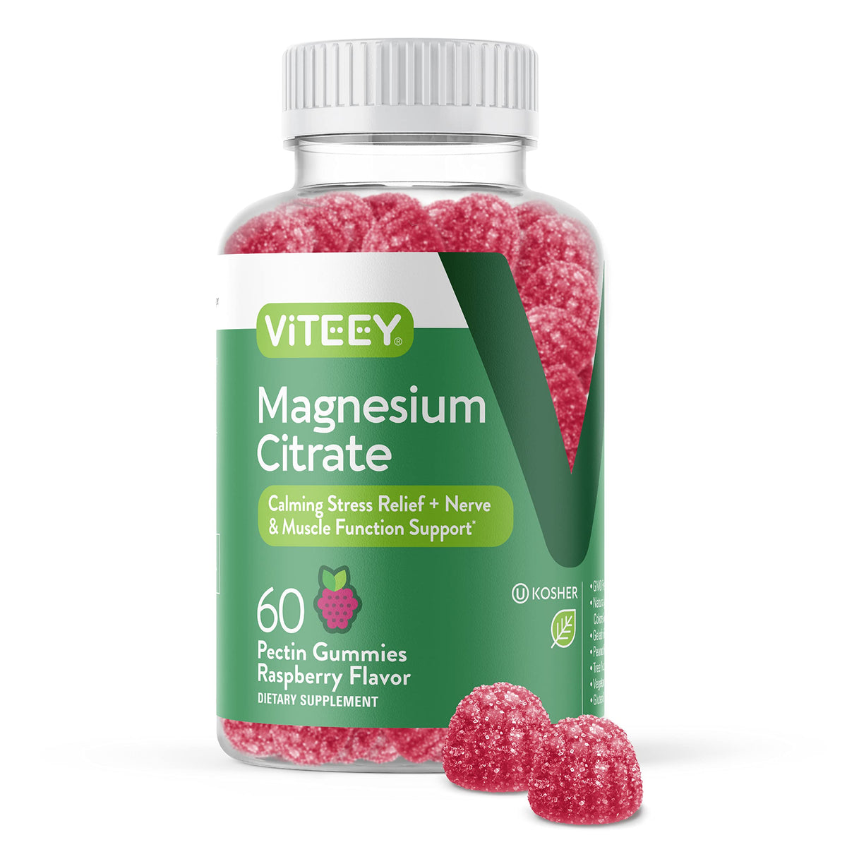 Viteey Magnesium Citrate Gummies Supports Calm Mood