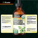 BIO KRAUTER Bacopa Monnieri for Brain Support - 4 Fl Oz - image 9