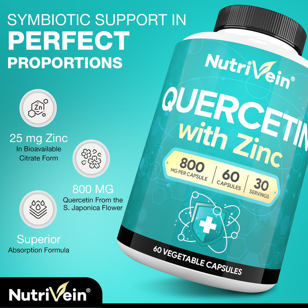 Nutrivein Premium Zinc - High-Absorption Zinc Supplements