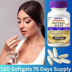 Nikoni Liposomal Natural Sleep Aid Supplement - 300 Softgels - image 7