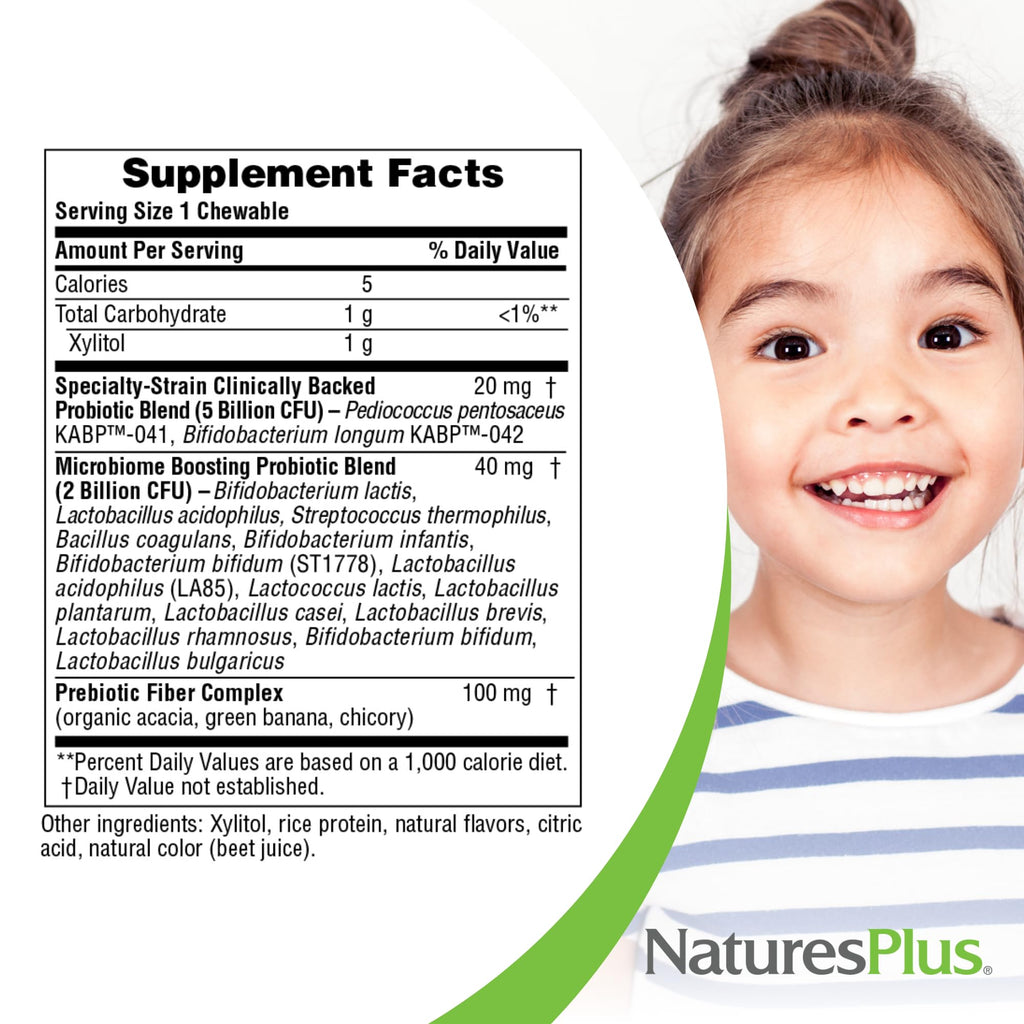 NaturesPlus Animal Parade Probiotic Mixed Berry - 30 Chewables - image 4