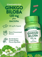 Nature's Truth Ginkgo Biloba 120mg Plus Bacopa - 100 Capsules - image 5