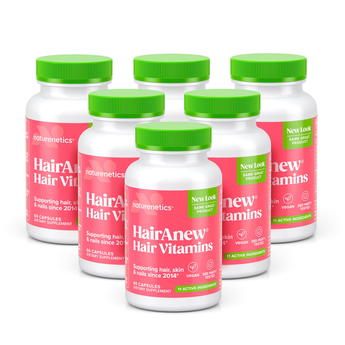 Naturenetics Hair Growth Vitamins for Women & Men - 5000mcg Biotin