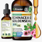 BIO KRAUTER Echinacea Goldenseal Immune & Respiratory Support - 2 Fl Oz