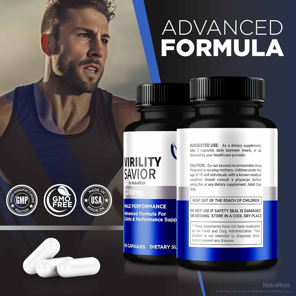 NutraRize Virility Savior Capsules for Men - 120 Capsules - image 7