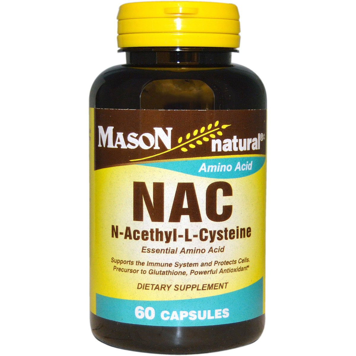 Mason Natural NAC N-Acetyl-L-Cysteine Capsules - 180 Capsules
