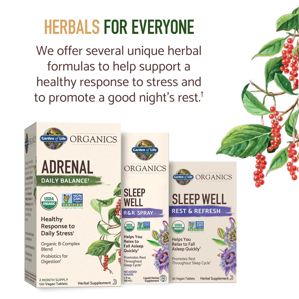Garden of Life Organics Sleep Well Rest & Refresh Tablets - 30 Tablets - image 9