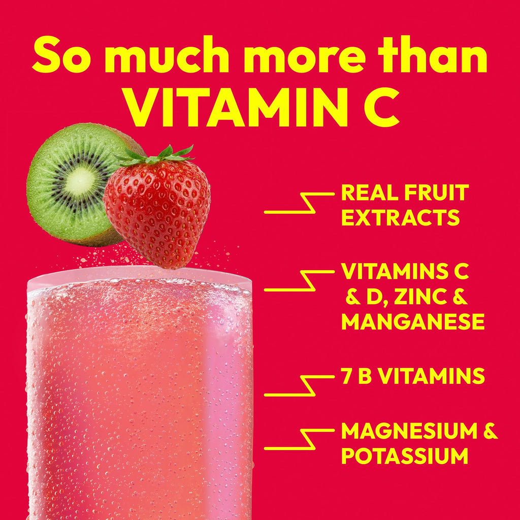 Emergen-C Vitamin C 1000mg Immune Support Strawberry Kiwi - 30 Packets - image 3
