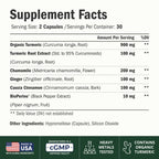 Vimerson Health Turmeric Chamomile Capsules for Sleep & Joint Support - image 2