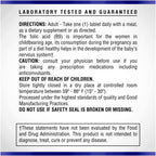 Natural Systems Folic Acid 400 mcg Prenatal Vitamin - 100 Tablets - image 9