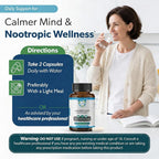 TRUEMED Calmer Mind Nootropic for Sleep & Relaxation - 60 Capsules - image 3