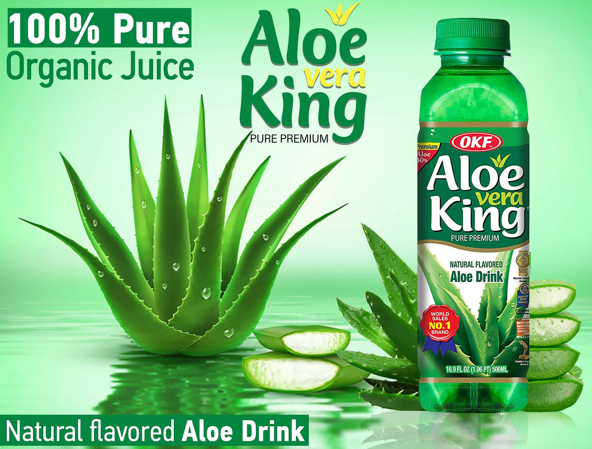 OKF Aloe Vera King Drink Original - 12 Pack (16.9 fl oz each) - image 4