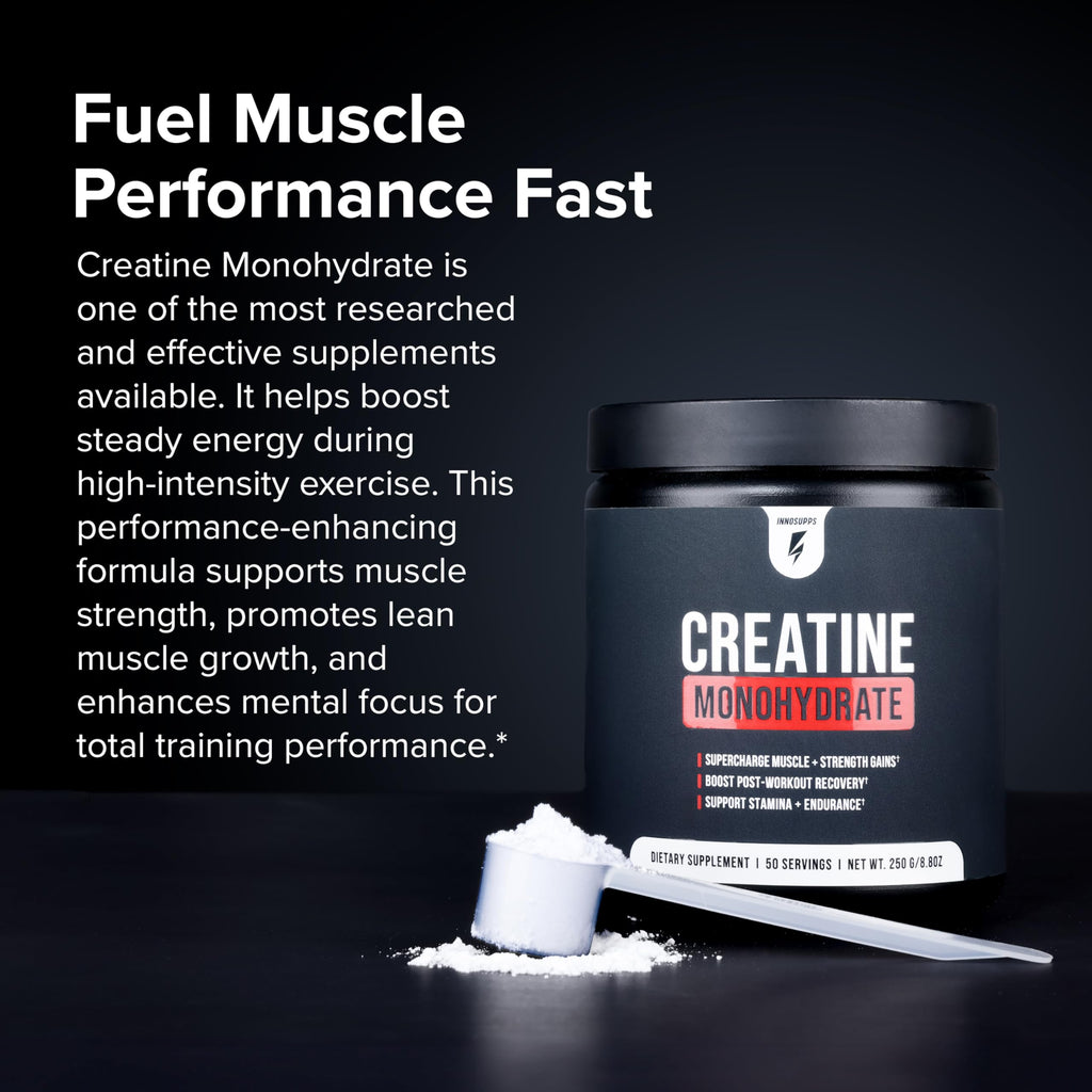 InnoSupps Creatine Monohydrate Powder for Strength & Muscle - 50 Servings - image 8