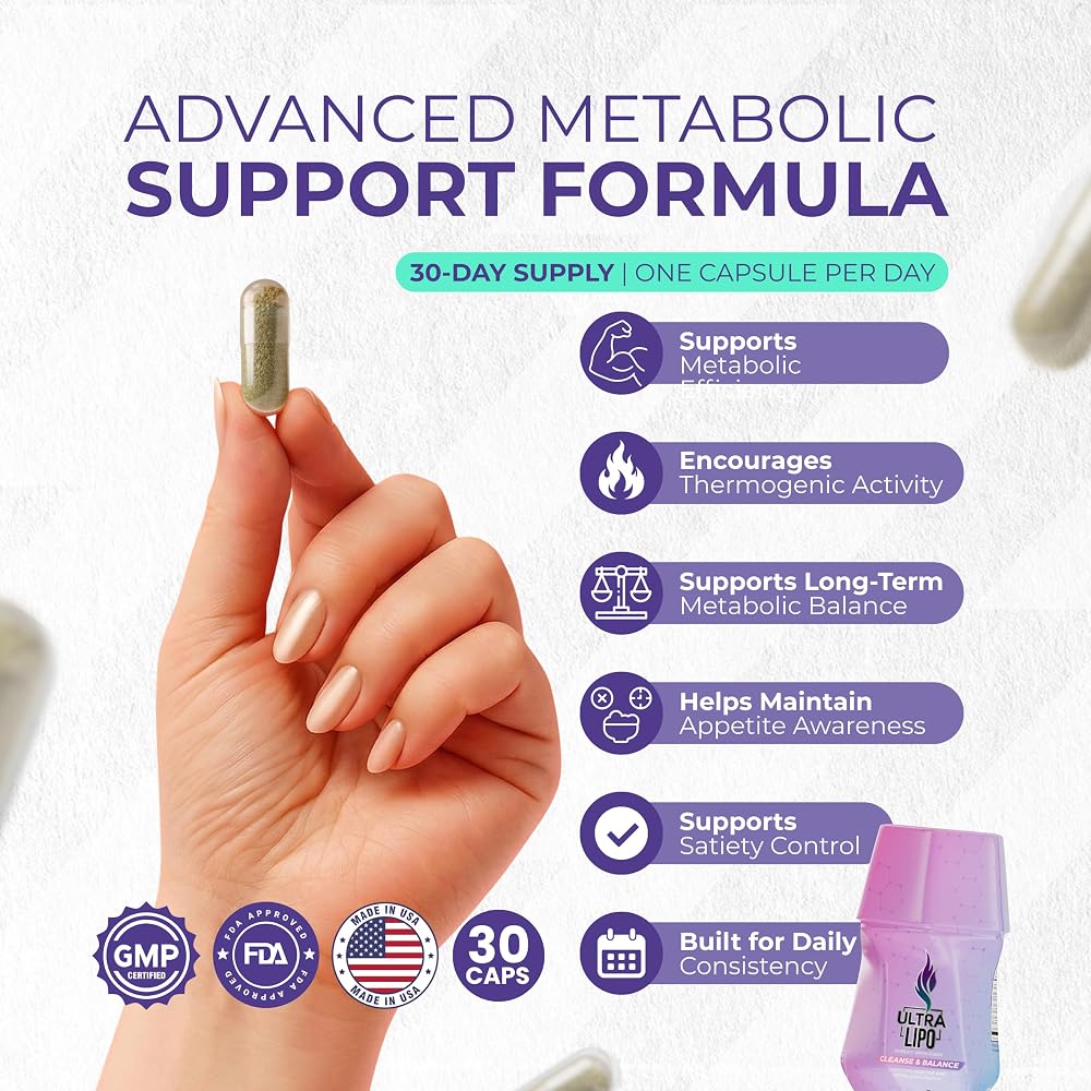 Ultralipo Natural Fat Burner & Appetite Suppressant - 30 Capsules - image 2