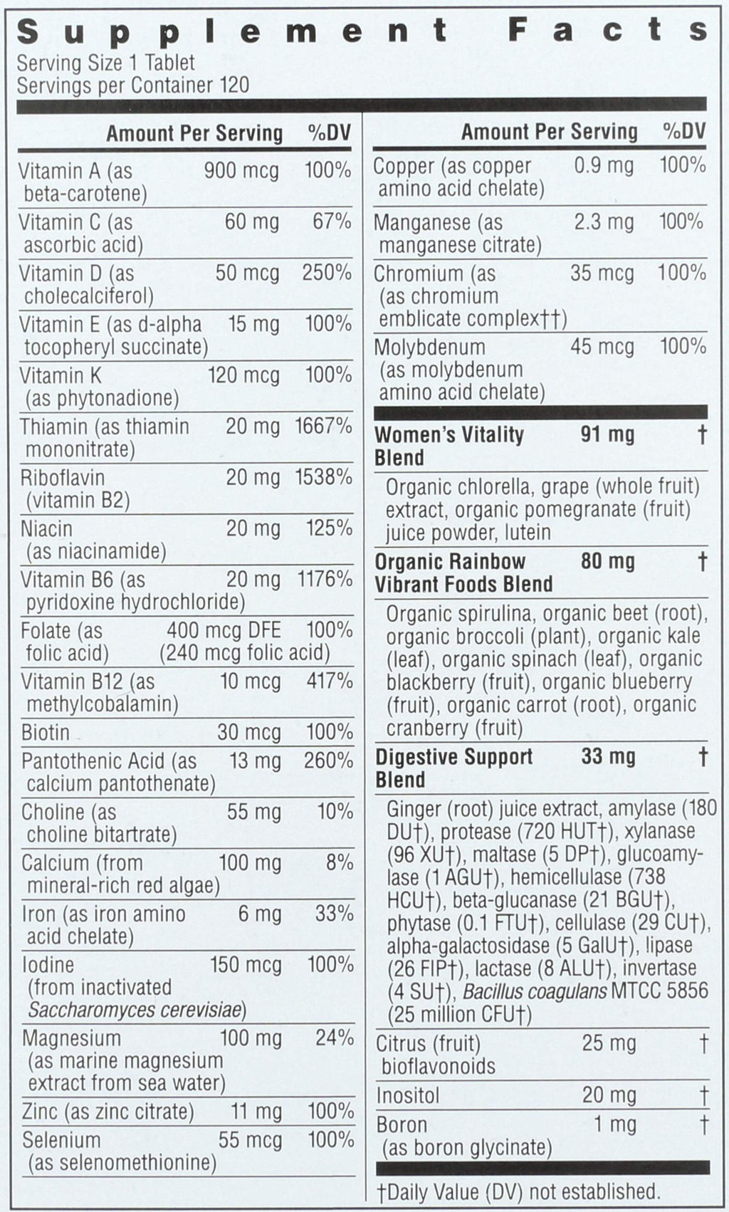 Rainbow Light Women's One Multivitamin Powder - 120 Count - image 3