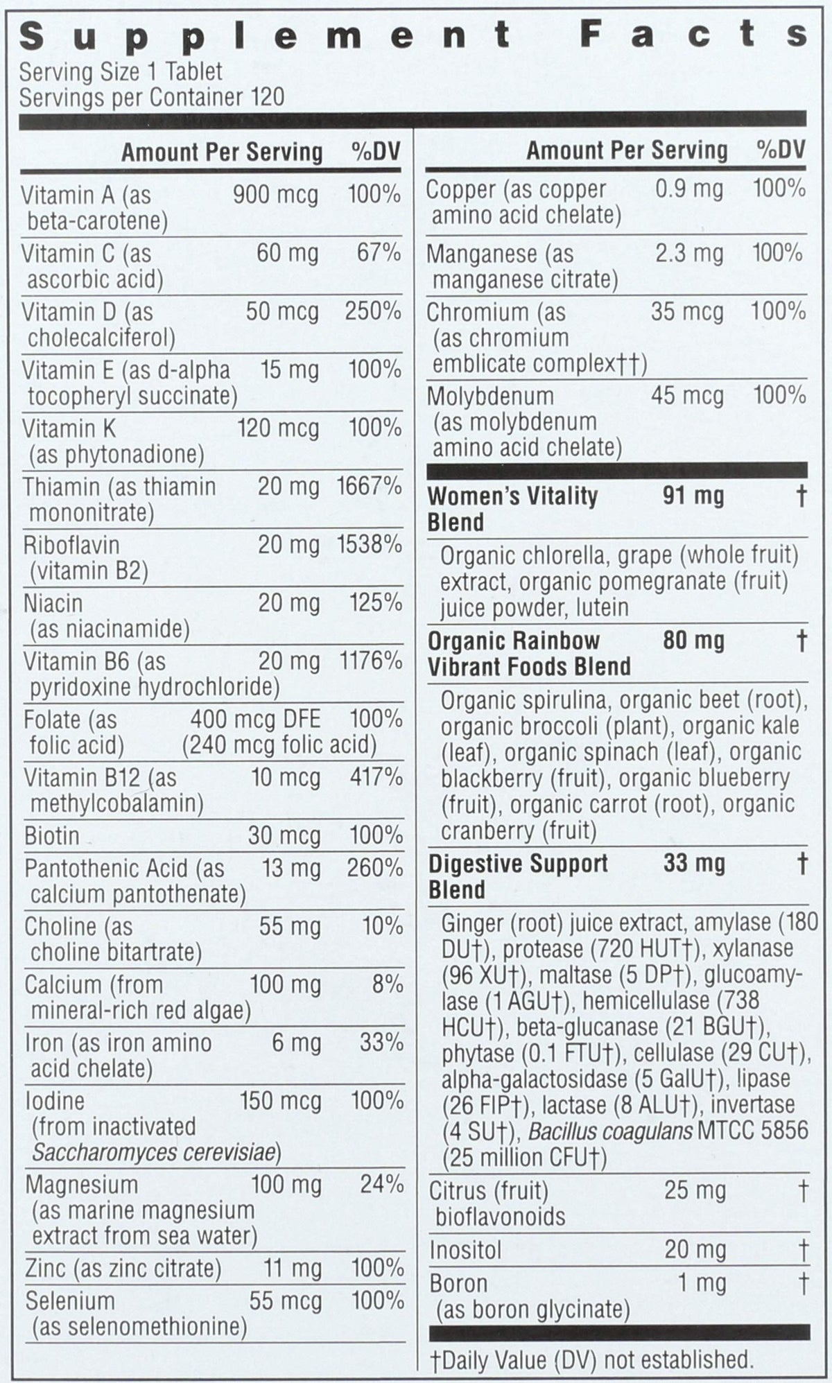 Rainbow Light Women's One Multivitamin Powder - 120 Count - image 3