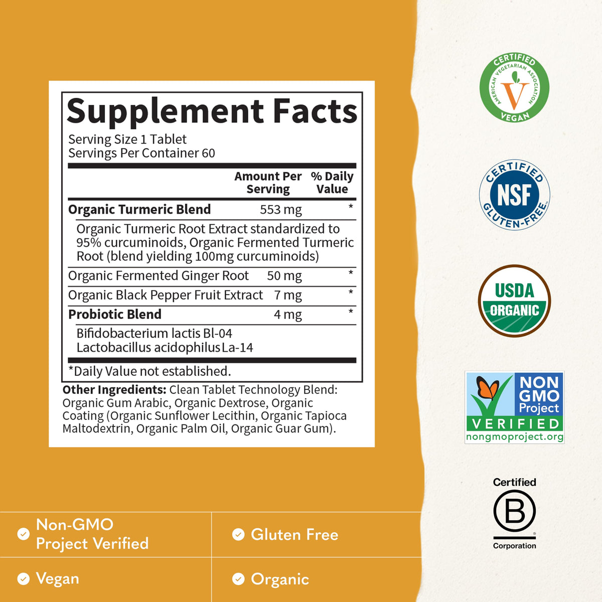 Garden of Life Organics Turmeric Extra Strength