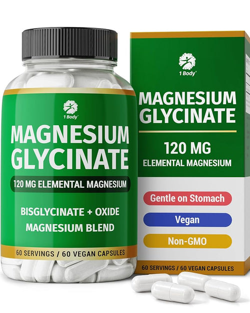 1 Body Magnesium Glycinate Complex for Sleep - 60 Capsules