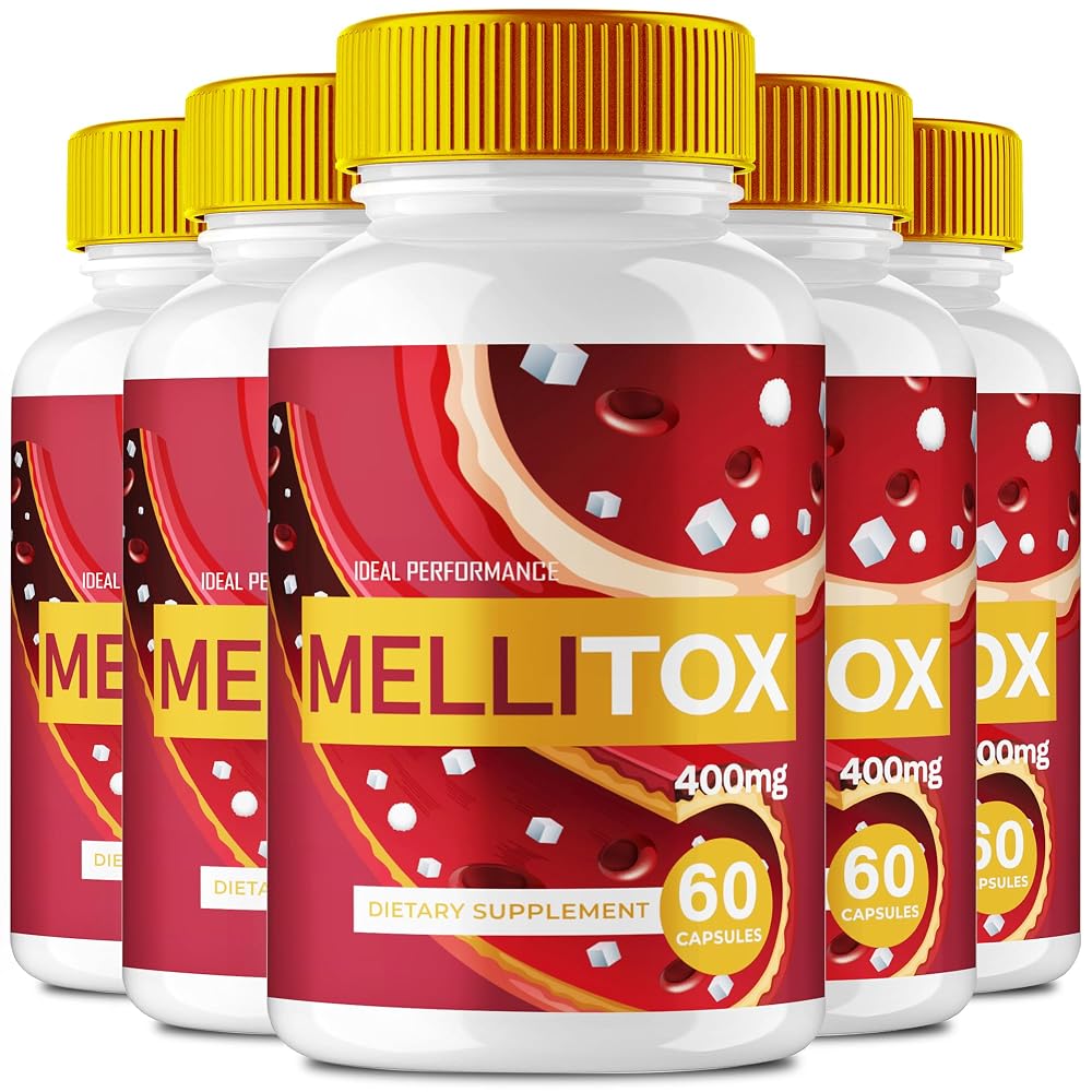 IDEAL PERFORMANCE MelliTox Capsules Overall Health Wellness - 300 Count