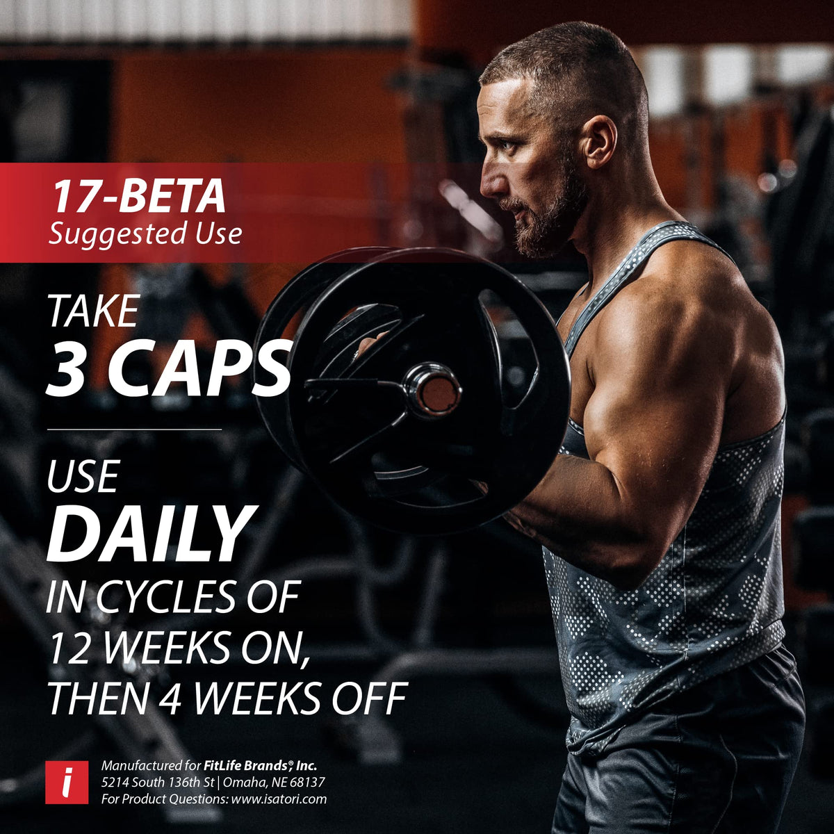 iSatori 17-Beta Anabolic Testosterone Booster - 90 Capsules - image 8