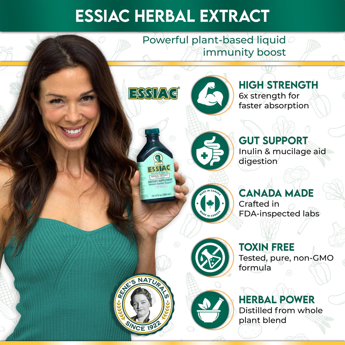 Essiac Tea Original Herbal Liquid Concentrated Extract - 10.14 fl oz - image 5