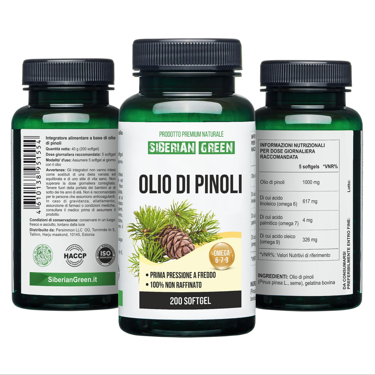Siberian Sea Oil Capsules 200 Softgels