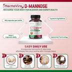 HarmoVira Liposomal D-Mannose 5-in-1 for Urinary Wellness - 180 Capsules - image 5