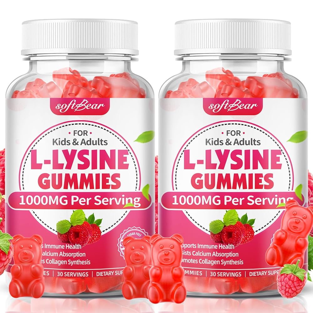 softbear L-Lysine Gummies for Adults & Kids