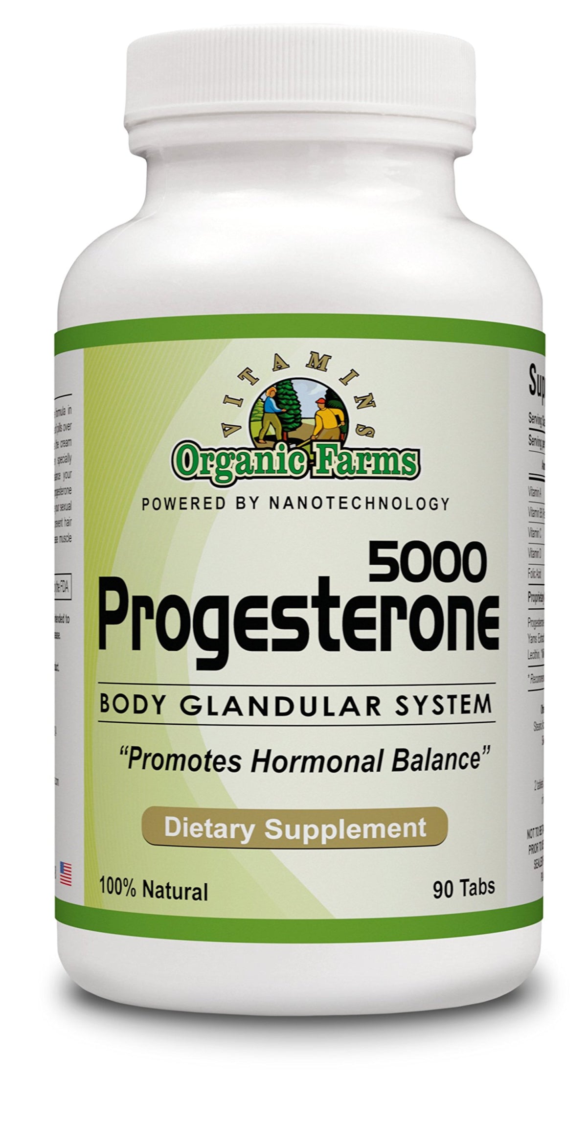 Organic Farms Vitamins Progesterone 5000 - 90 Tablets